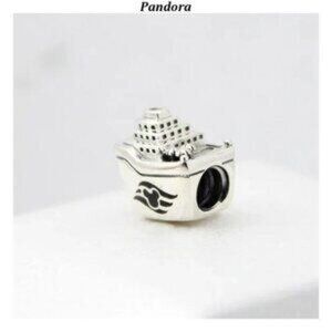 Pandora Cruise Line Pandora Ship Charm S925 Sterling Silver with box